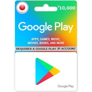 GOOGLE PLAY GIFT CARD (10000 YEN)