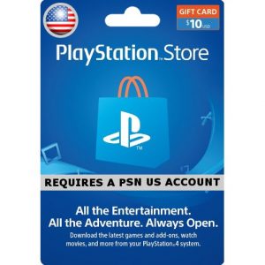 PSN CARD 10USD | PLAYSTATION NETWORK (US Account)