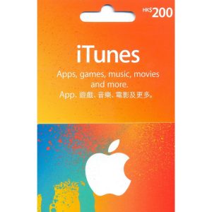 iTunes Card (HKD 200 / for HK accounts only)