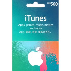 iTunes Card (HKD 500 / for HK accounts only)