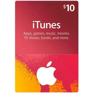 iTunes Card (USD 10 / for US accounts only)