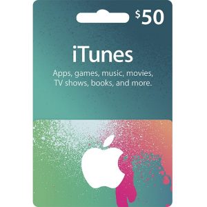 iTunes Card (USD 50 / for US accounts only) (Copy)