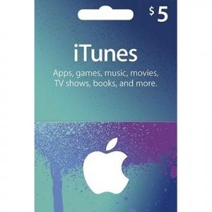 iTunes Card (USD 5 / for US accounts only)