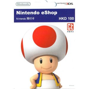 Nintendo eShop Card 100 HKD | HK Account