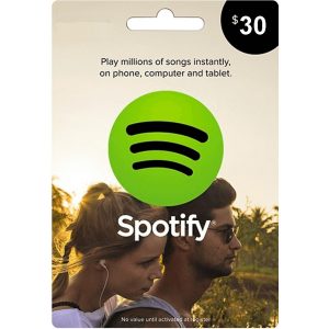 Spotify Gift Card 30 USD