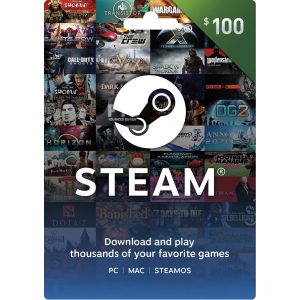 Steam Gift Card (USD 100)