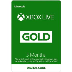 XBOX LIVE GOLD 3 MONTH Membership GLOBAL