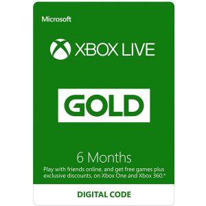 XBOX LIVE GOLD 6 MONTH Membership GLOBAL