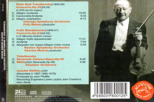 Jascha Heifetz – Beethoven/Brahms: Concertos