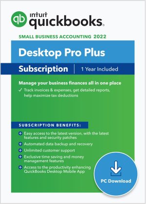 QuickBooks Desktop Pro Plus 2022