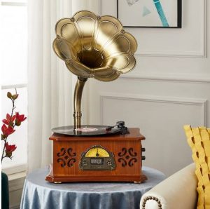 Wooden Gramophone Classic Style