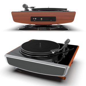 Belt Drive Turntable with Subwoofer 3 in 1