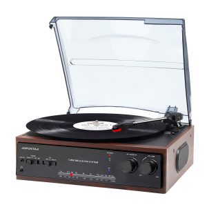 Three Speed Turntable with Dust Cover